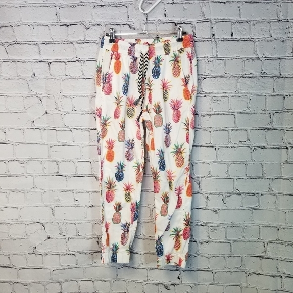 J Crew Ratti Seaside Pineapple Joggers - Picture 5 of 9